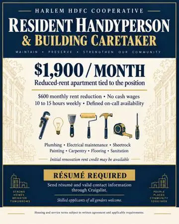 Resident Handyperson / Building Caretake