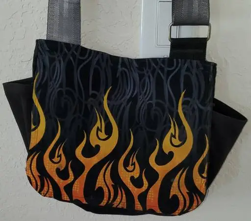 FLAMING PURSE
