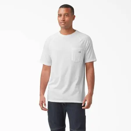 3 Brand New Dickies Heavyweight Short Sleeve Pocket  T-Shirt White 3XL
