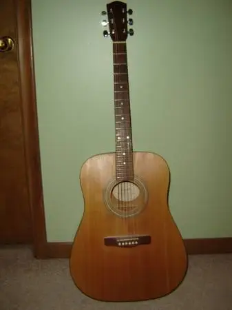 Squier SD-8S dreadnought refinished