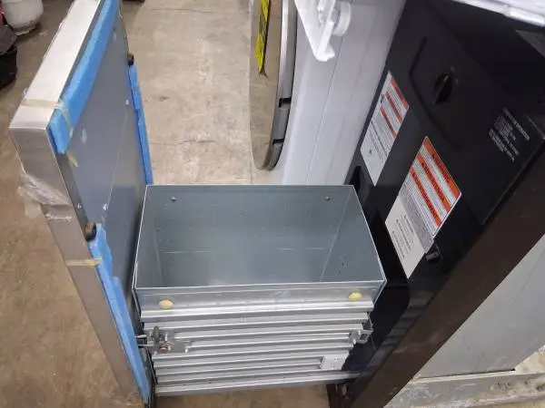 15  GE trash compactor stainless steel  new !