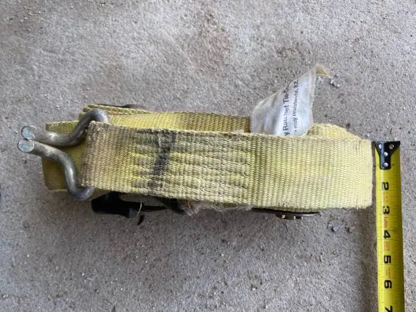 Very Large ratchet strap tie down Reefer