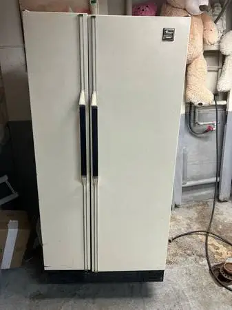 Vintage Whirlpool fridge side by side