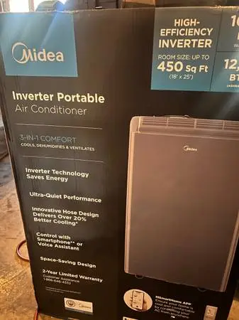Midea inverter portable air conditioner