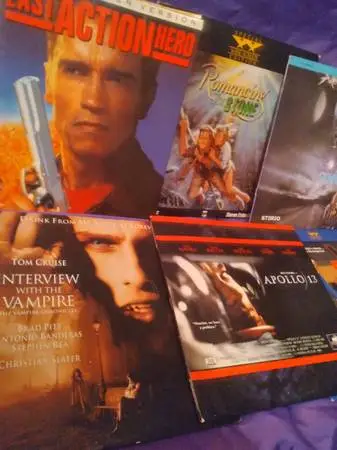 10) Vintage Laser Disc Movies/OBO