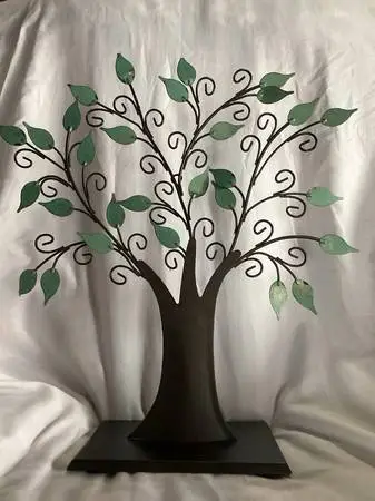 Hallmark 2003 Family Tree Metal Jewelry Hanger