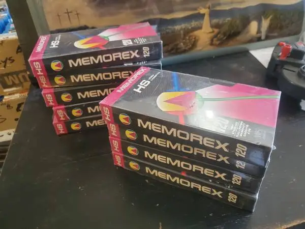 Memorex blank vhs tapes
