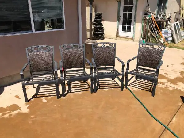 Patio chairs set of 4