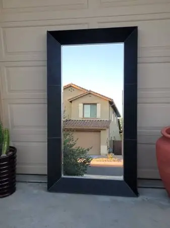 Luxury Full body mirror leather wrap
