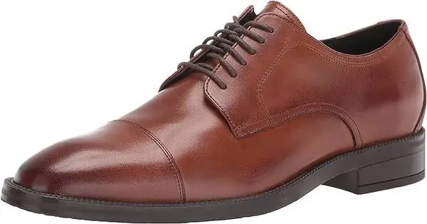 MSRP $169 - Cole Haan Mens Modern Essentials Leather Cap Toe Oxfords