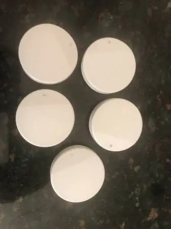 Jenn Air Stovetop parts - Burner control knobs - white