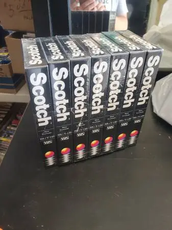 New blank Scotch vhs