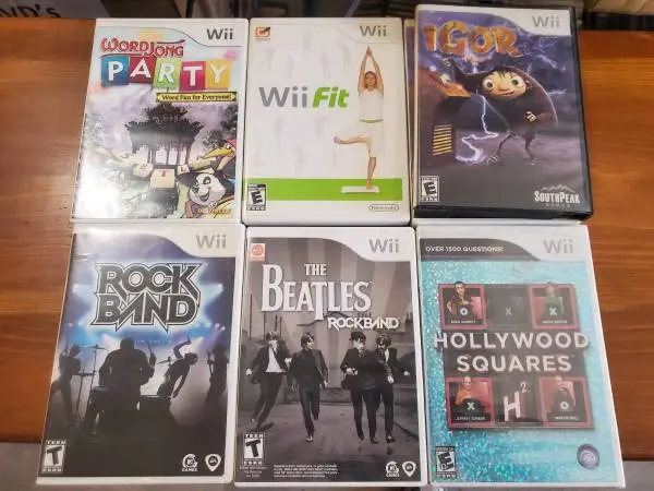 Xbox 360, Xbox one,Wii,PC games