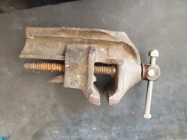 Vintage railroad clamp