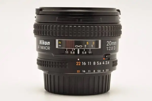 NIKON NIKKOR 20MM F2.8D AF WIDE ANGLE LENS FOR FX NIKON