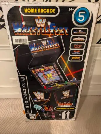 *NEW* 4 Player WWE Supreme Series Premium Arcade Cabinet, 5 Games Incl