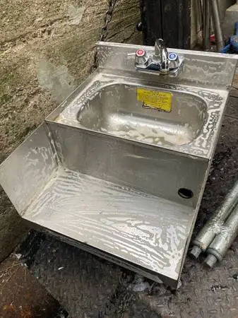 stainless steel bar sink blender stand
