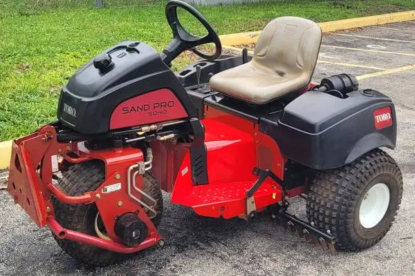 Toro 5040 Sand Pro Trap Rake Front Plow Rear Groomer QAS - Drag Mat Le