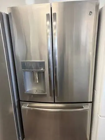 Counter Depth GE Stainless Steel French Door Refrig