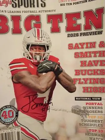 Jeremiah Smith signed autograph Ohio State Buckeyes magazine autograph