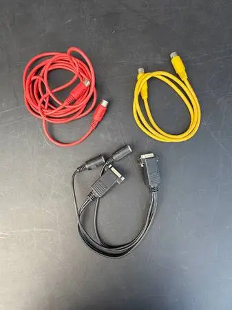 Lot of (2) MIDI cables and computer / soundcard connector