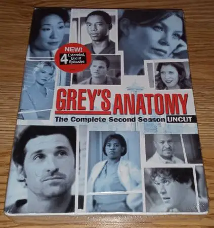 New Greys Anatomy Dvd Tv Show Series Season 2