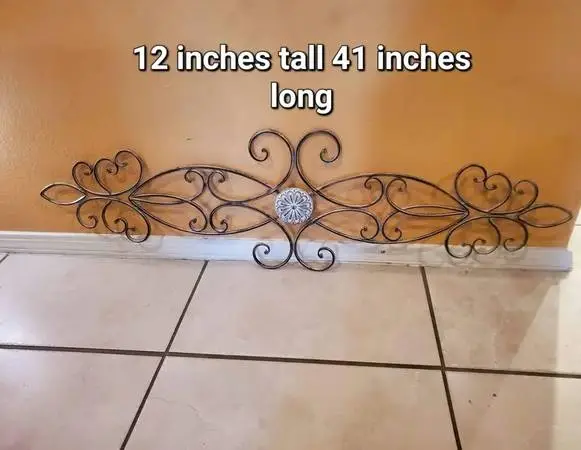 Metal wall art decor