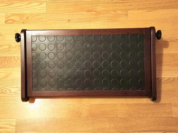 Wood Foot Rest Under Desk with 3 Adjustable Heights