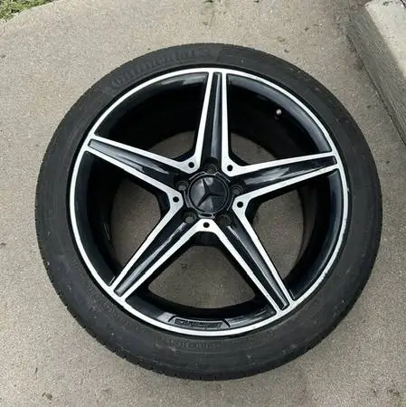 MERCEDES C43 C450 18 FACTORY OEM REAR AMG WHEEL RIM