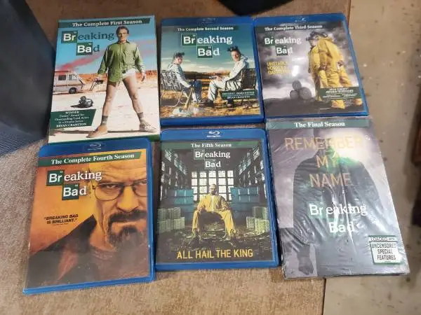 Breaking Bad dvds and blu-rays