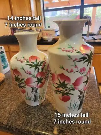 Mid Century vintage Chinese vases