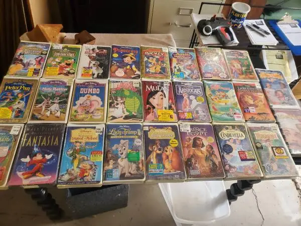 Rare sealed Disney vhs movies