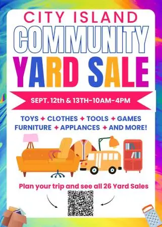 City Island Garage Sale Sept 12&13