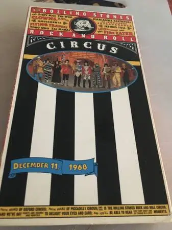 Rolling Stones rare tape circus vhs 📼 format