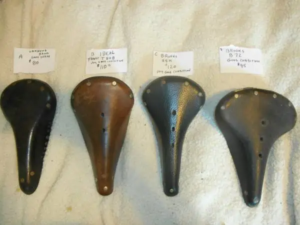 Vintage Leather saddles