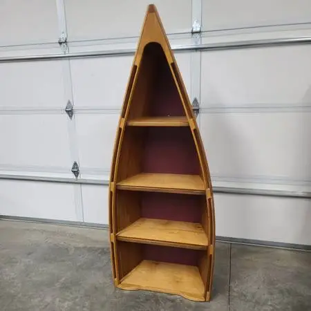 Beautiful Canoe Bookcase