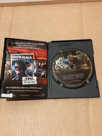 The Chronicles of Riddick Dark Fury (DVD) ORIGINAL OWNER TESTED case d