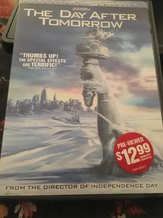 Dvd.  The Day After Tommorow