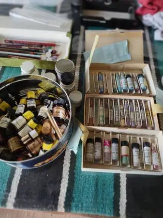 Vintage china paints