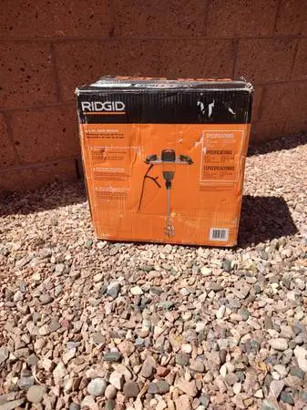 Ridgid mud mixer brand new