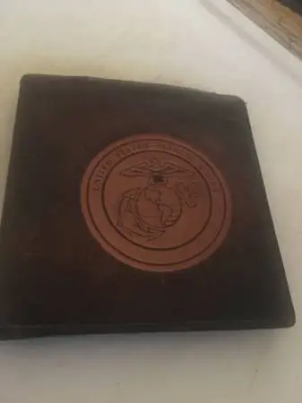 Marines leather wallet