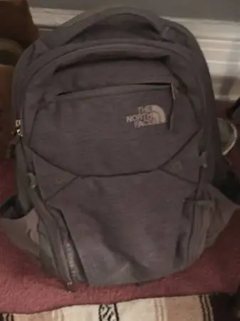 North Face large backpack 🎒grey color was $169.00 asking $85.00