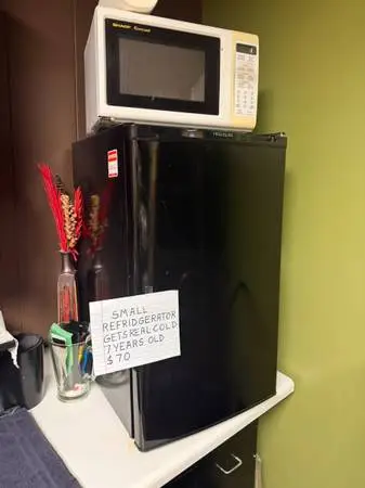 Small Black Fridge