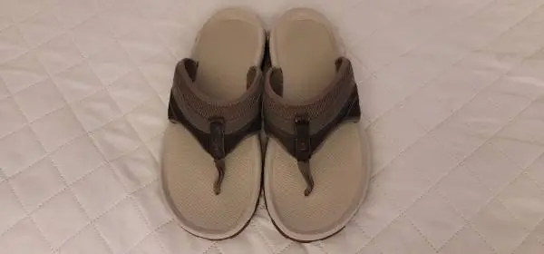 Zappos Mens Size 11 Odor Control Flip Flop Sandals