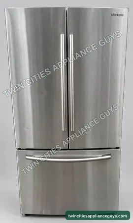 Samsung 25.5 Cu Ft 3-Door French-Door Refrigerator — Stainless — $450