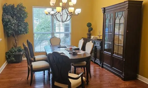 Hooker Dining Set with 8 Chairs, Buffet, and China Cabinet - 11 pcs