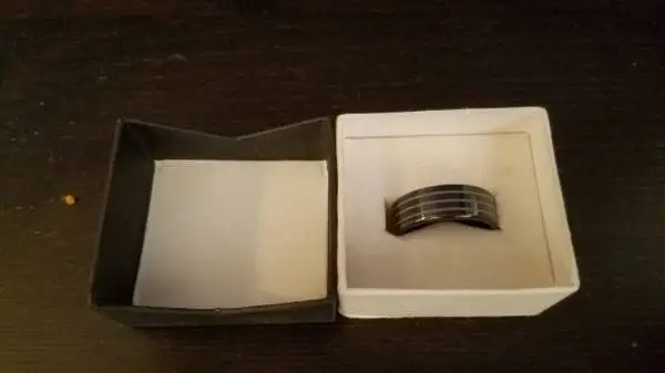 Tungsten Carbide Wedding Band or Ring, Size 9