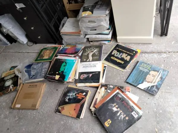 Large Vinyl Record Collection