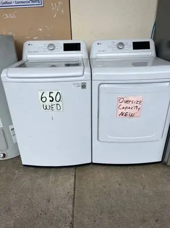 Washer Dryer, set like new LG Warranty delivery call/Text