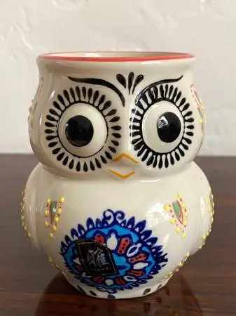 Ceramic Owl Coffee/Tea Mug By Yokohama Studio